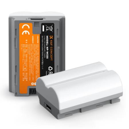 K&F Concept KF28.0025S1 - zestaw, 2x zamiennik akumulatora NP-W235, 2400mAh, USB-C_1